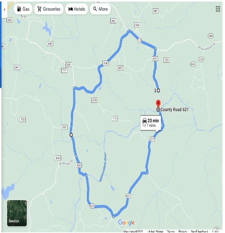 Route 621 Detour