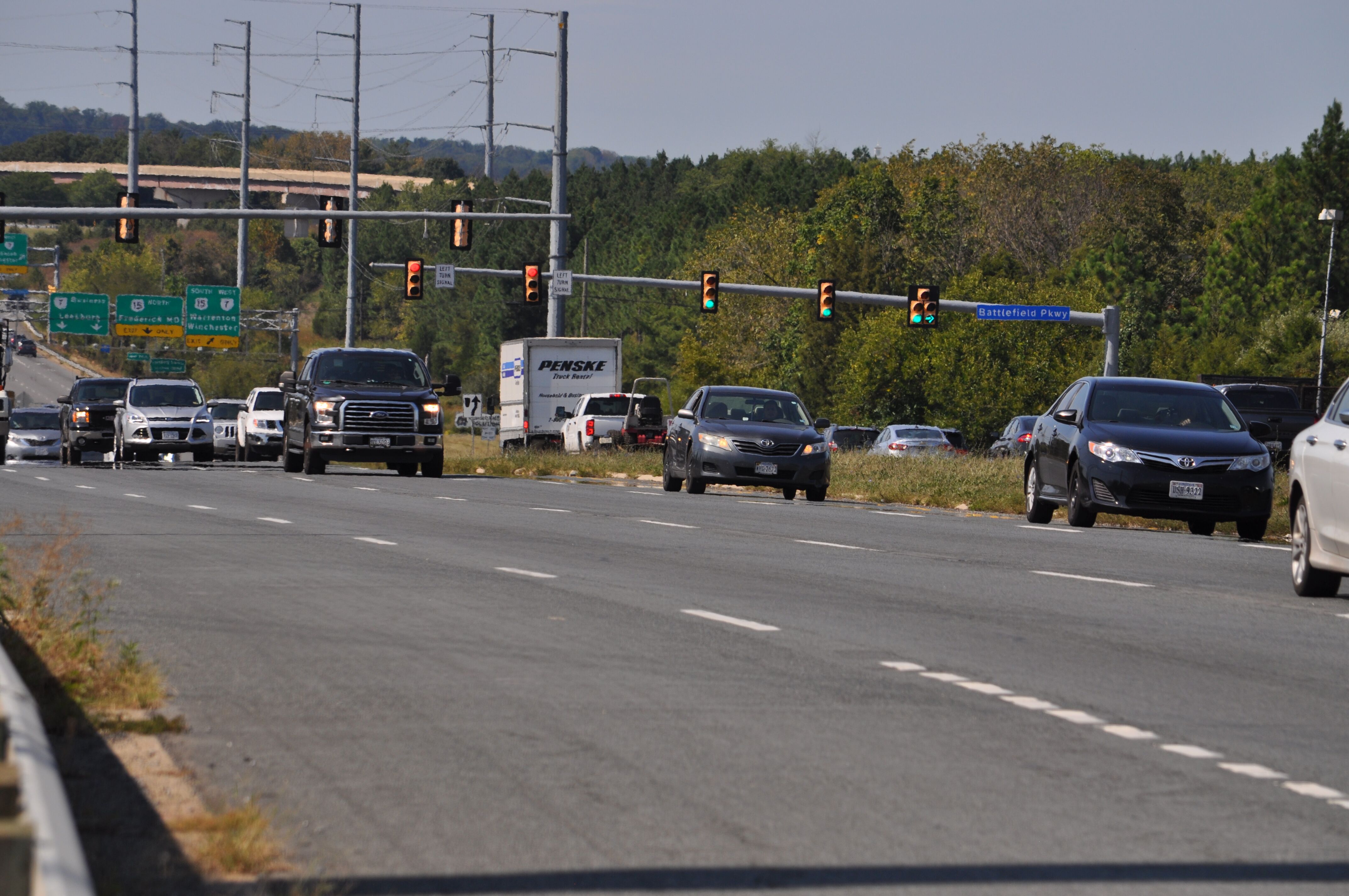 Route 7 and Battlefield Interchange