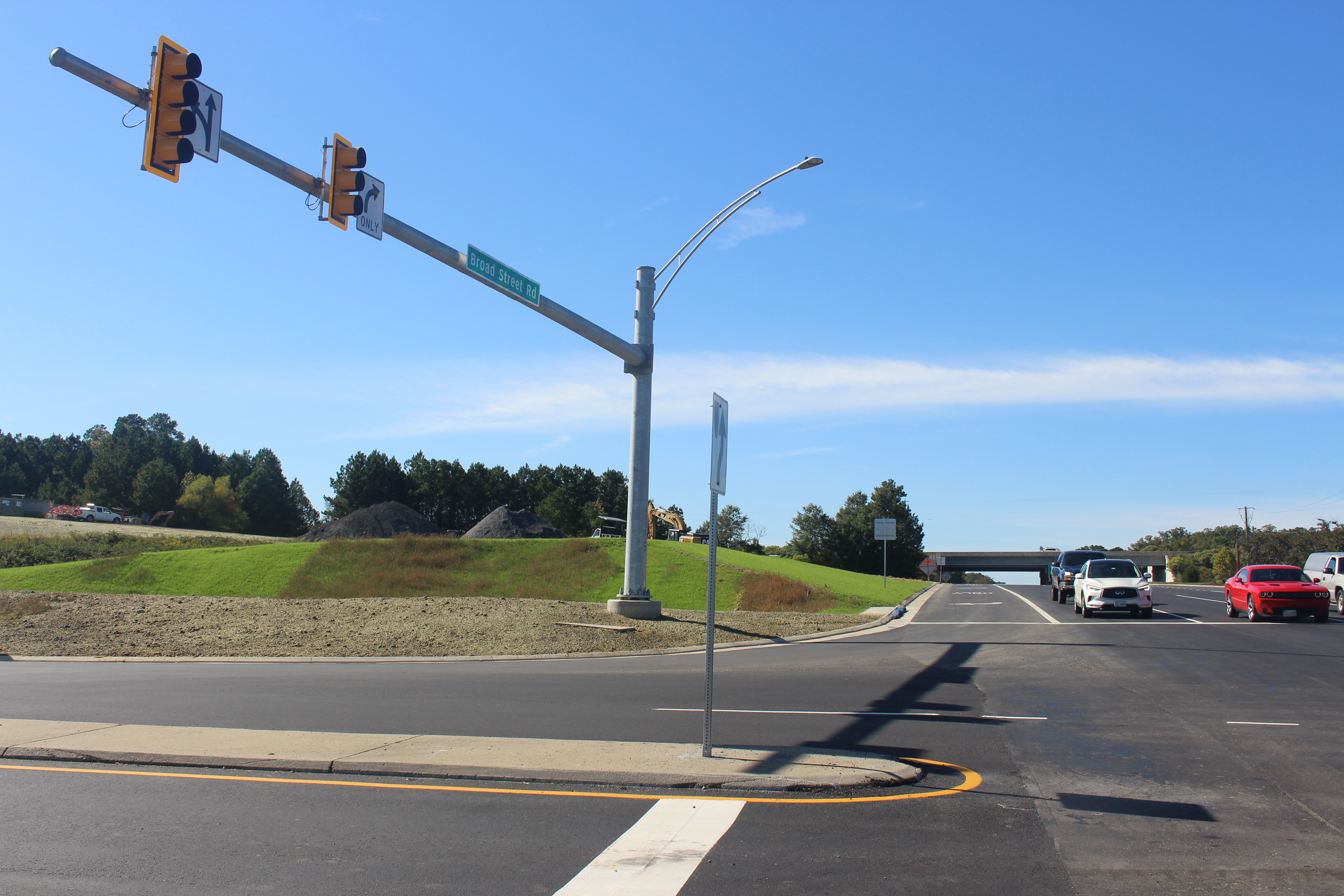 Recently completed interchange improvements at Route 288/Route 250 in Goochland