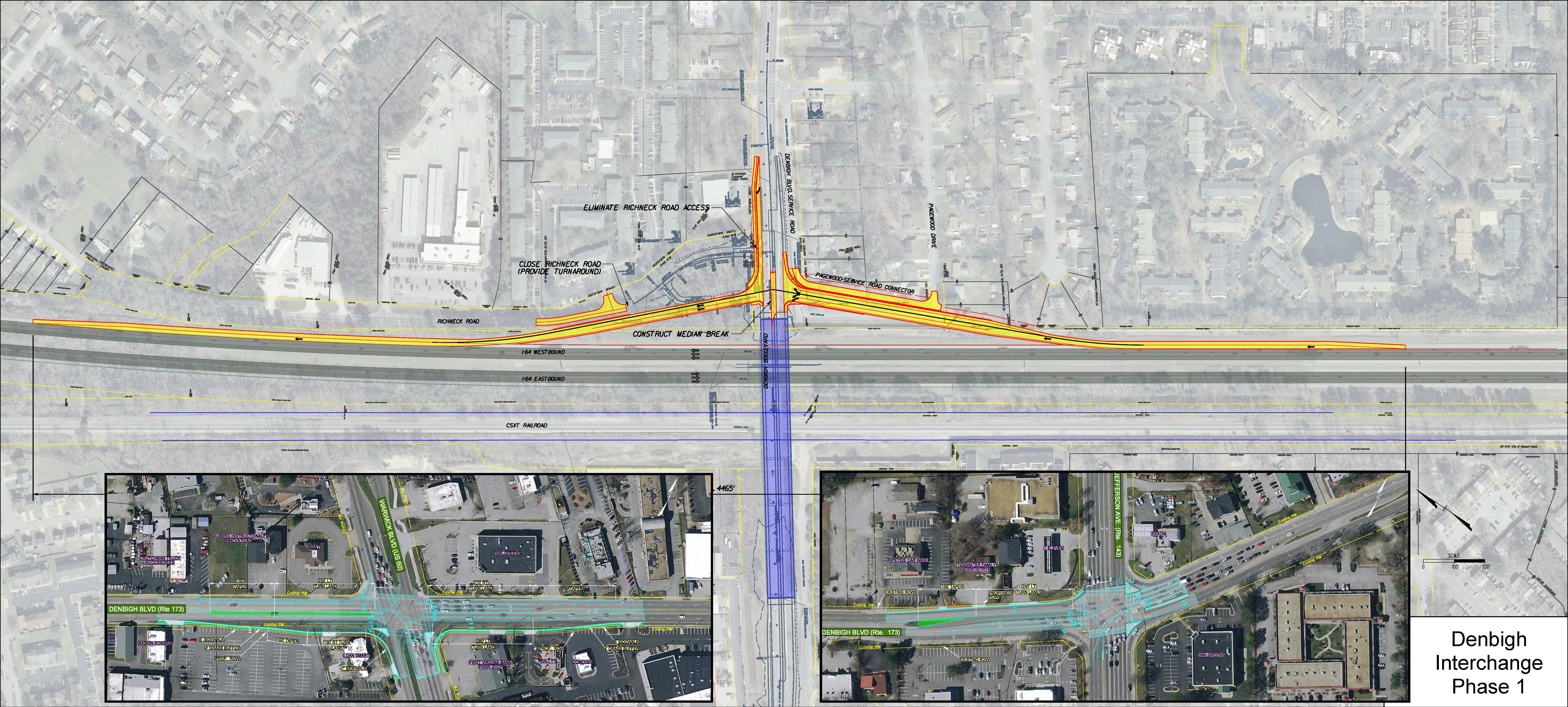 Interstate 64 at Denbigh Boulevard Interchange Project - Phase 1